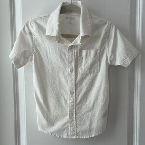 Cat & Jack White Short Sleeve Shirt